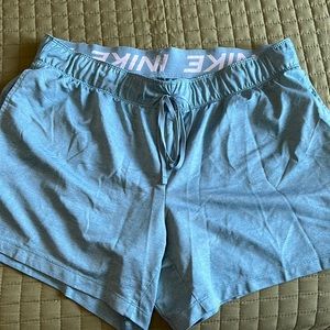 Women’s NIKE Large Teal Workout Shorts